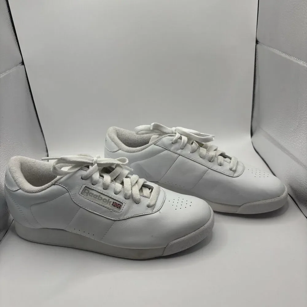 Size 8 - Reebok Princess White